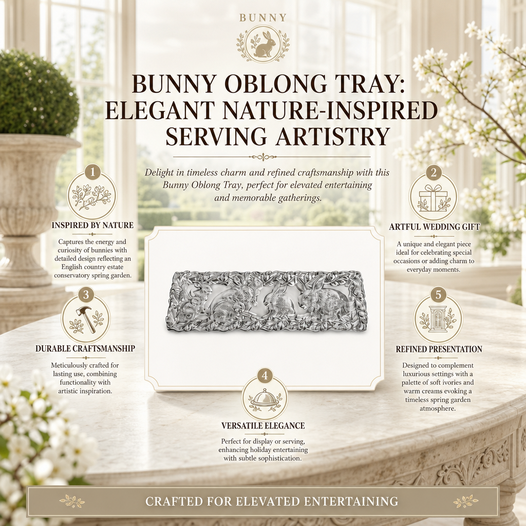 Bunny Oblong Tray