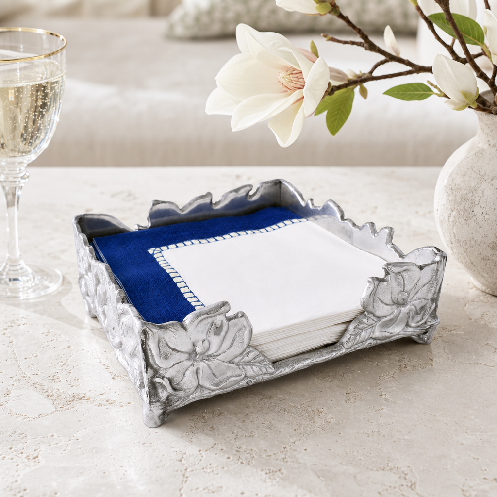 Magnolia Luncheon Napkin Box