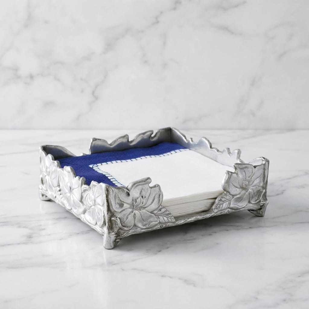 Magnolia Luncheon Napkin Box