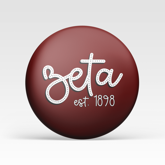 Zeta Est. 1898 - Maroon