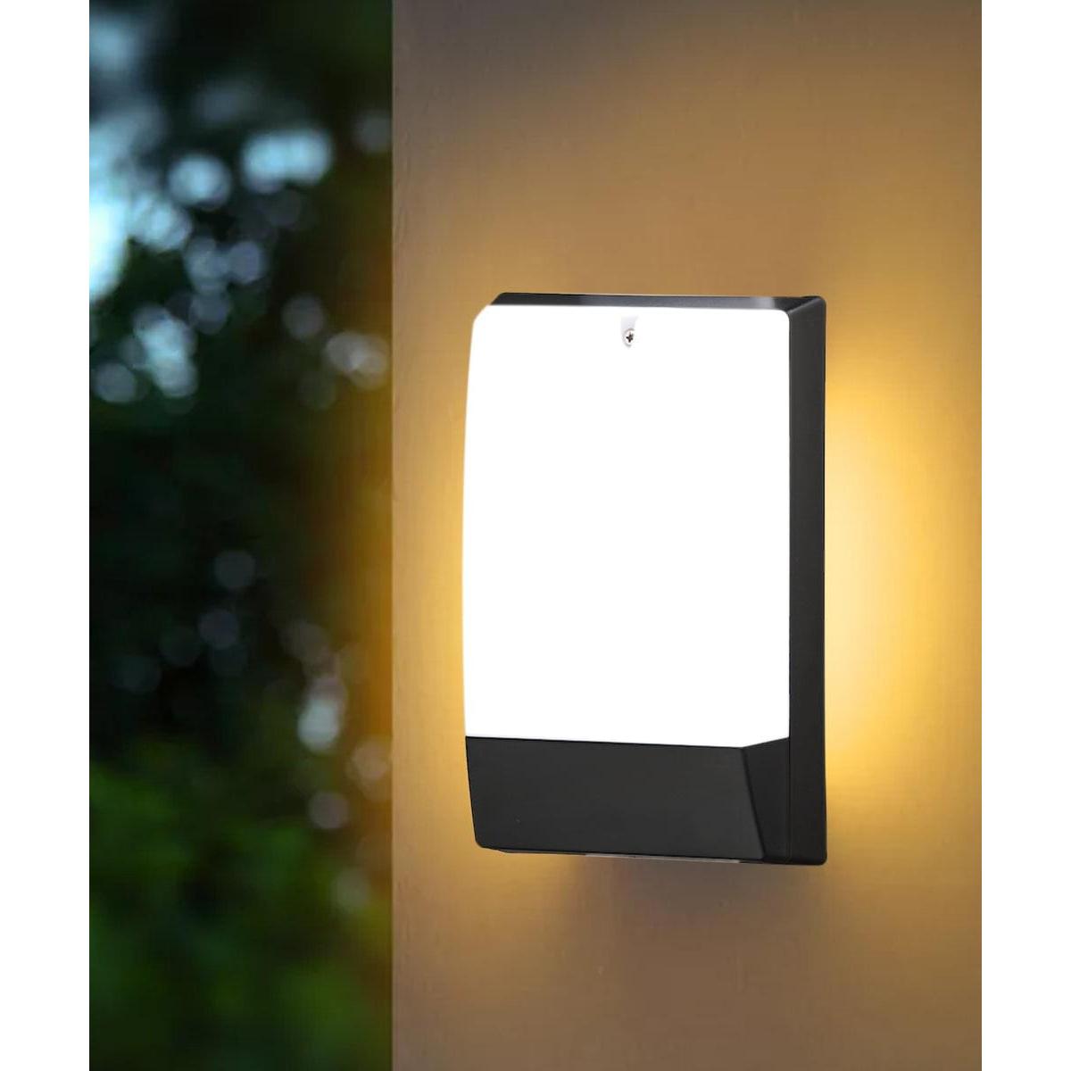 a light on a wall
