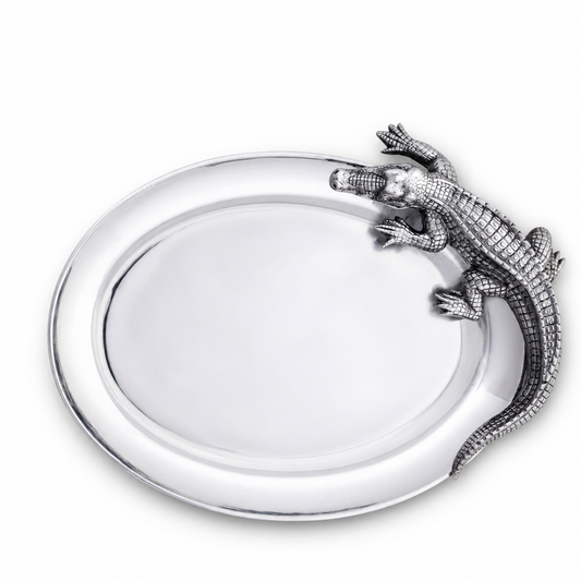 Alligator Oval Platter