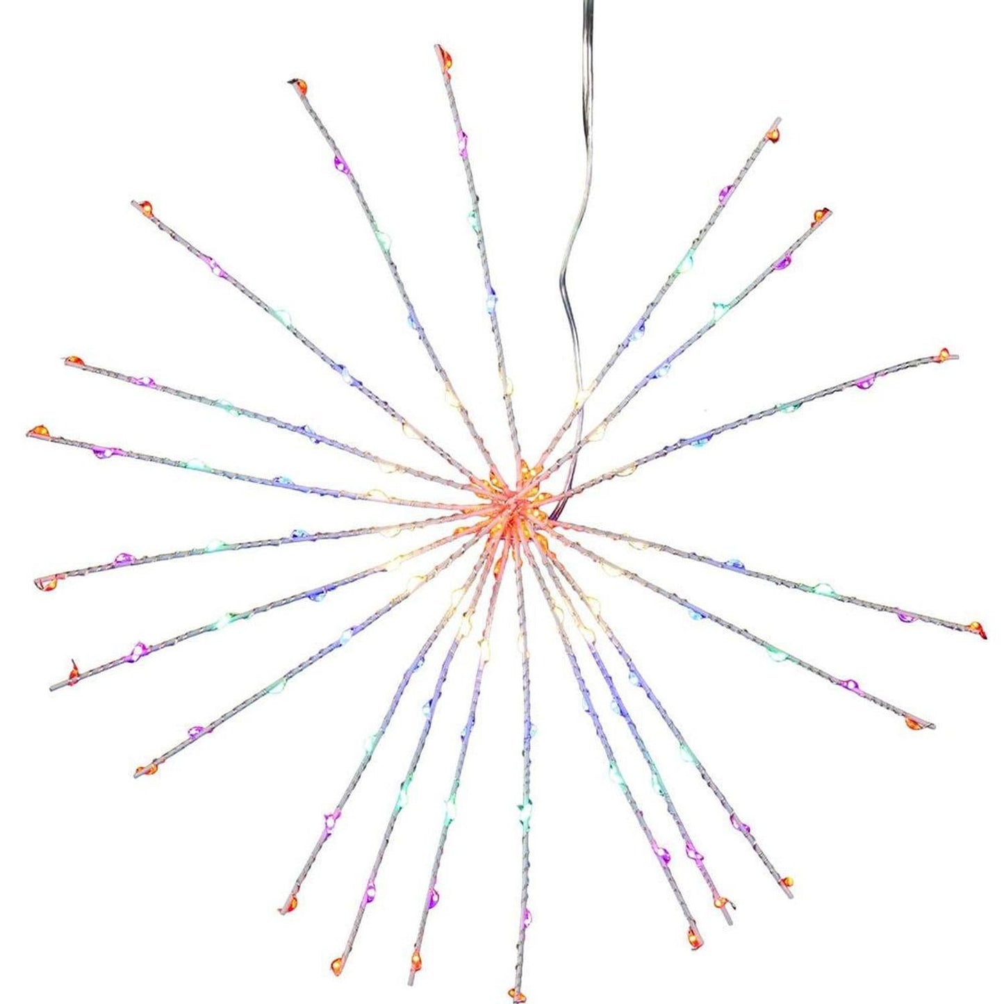 11.8" 120 Light Multicolored Starburst
