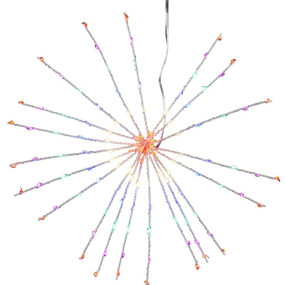 11.8" 120 Light Multicolored Starburst