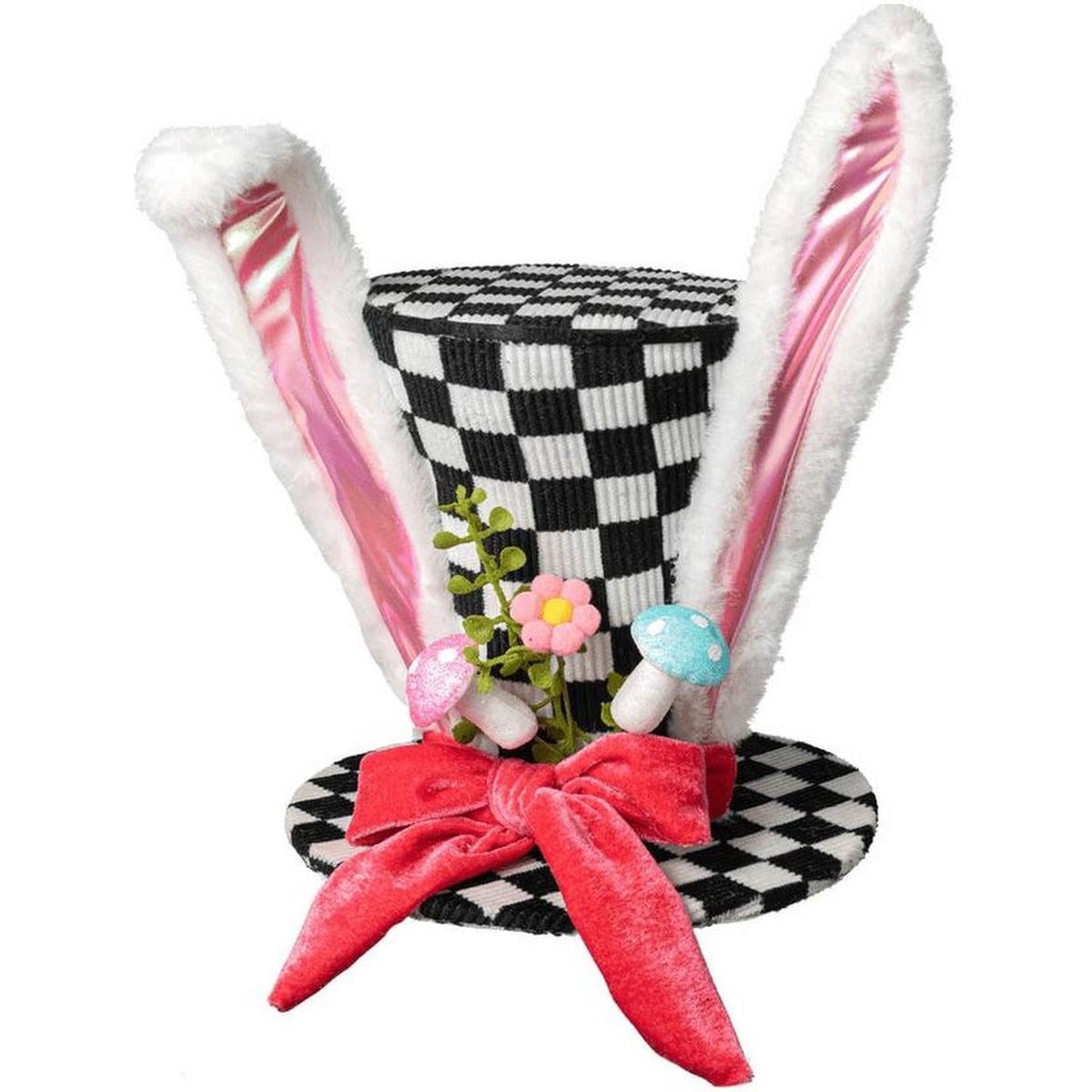 12" Bunny Ear Top Hat: Checker