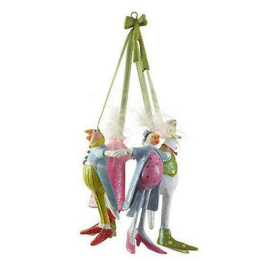 a group of colorful ornaments