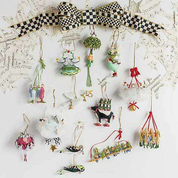 12 Days 7 Swans a-Swimming Ornament by Patience Brewster