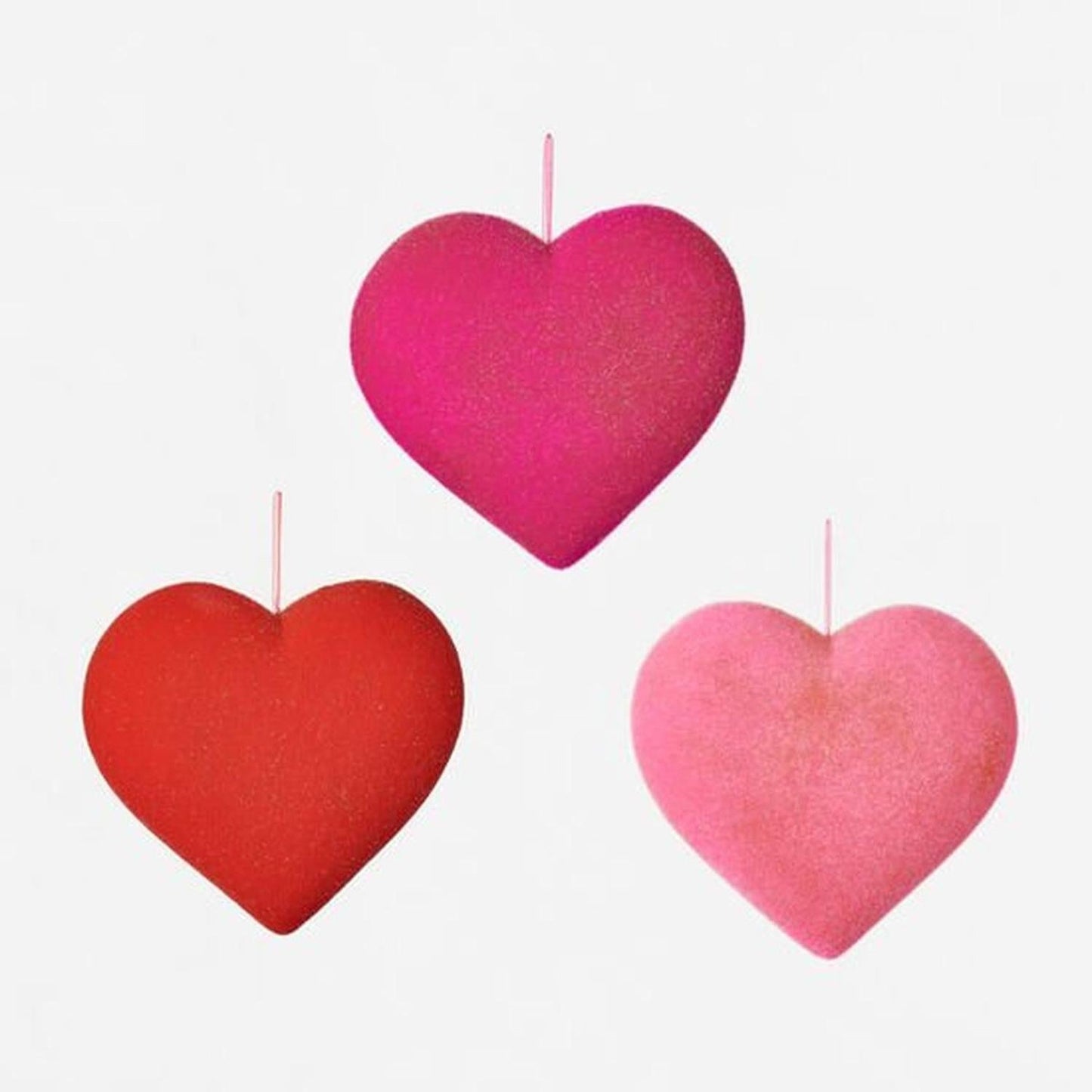 12" Flocked Heart