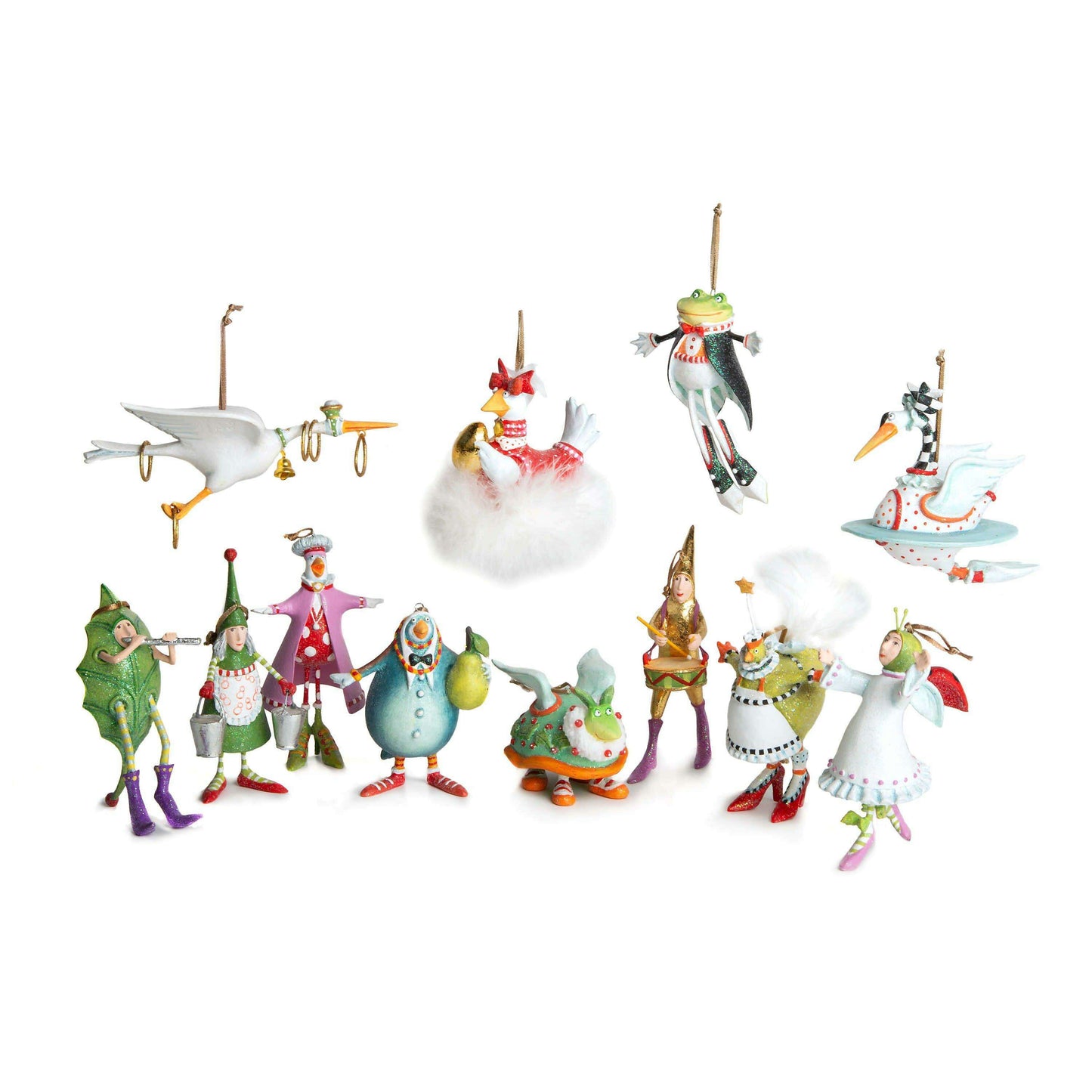 12 Days MINI Ornament by Patience Brewster — Two Turtle Doves