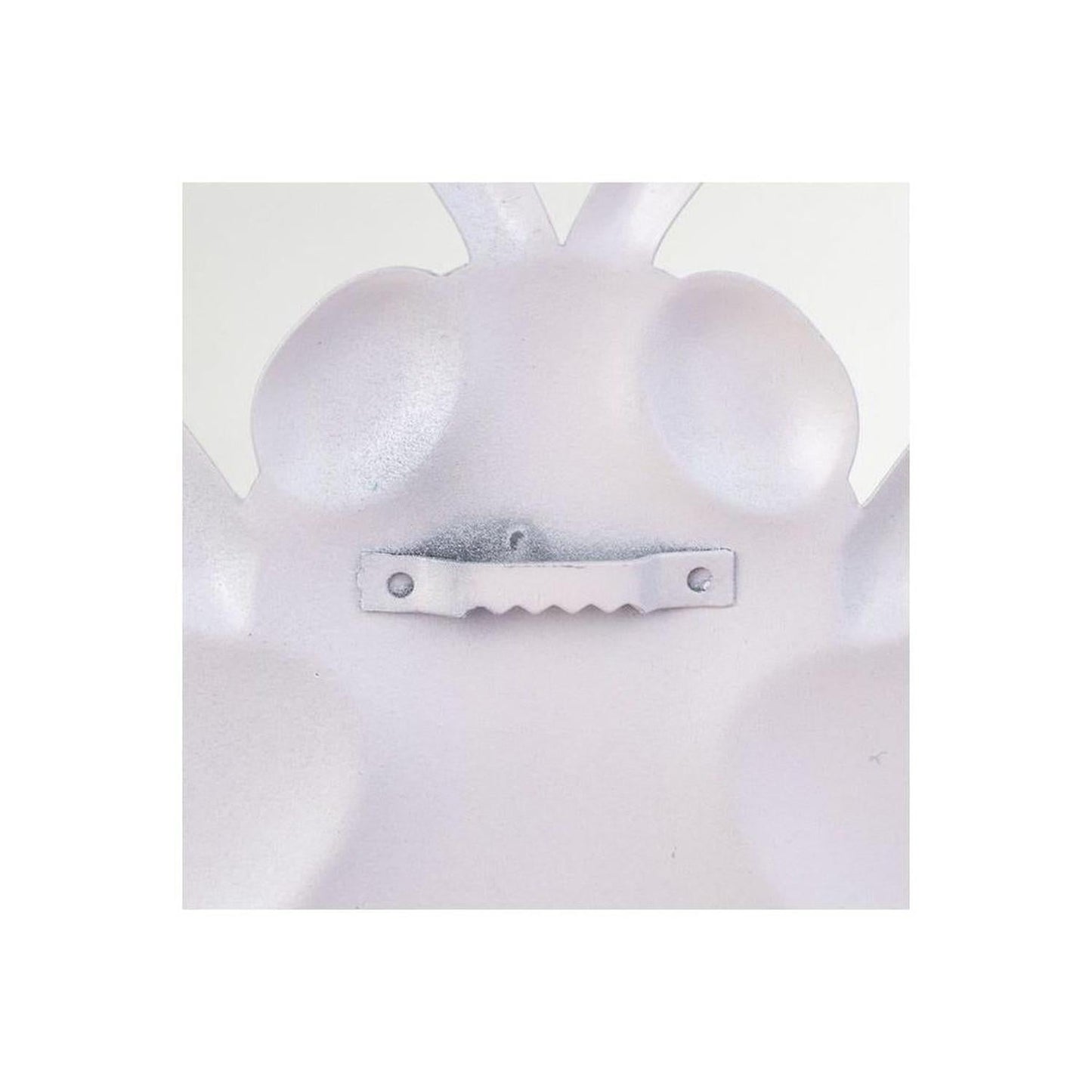 12" Metal Embossed Bee Hanger: Yellow