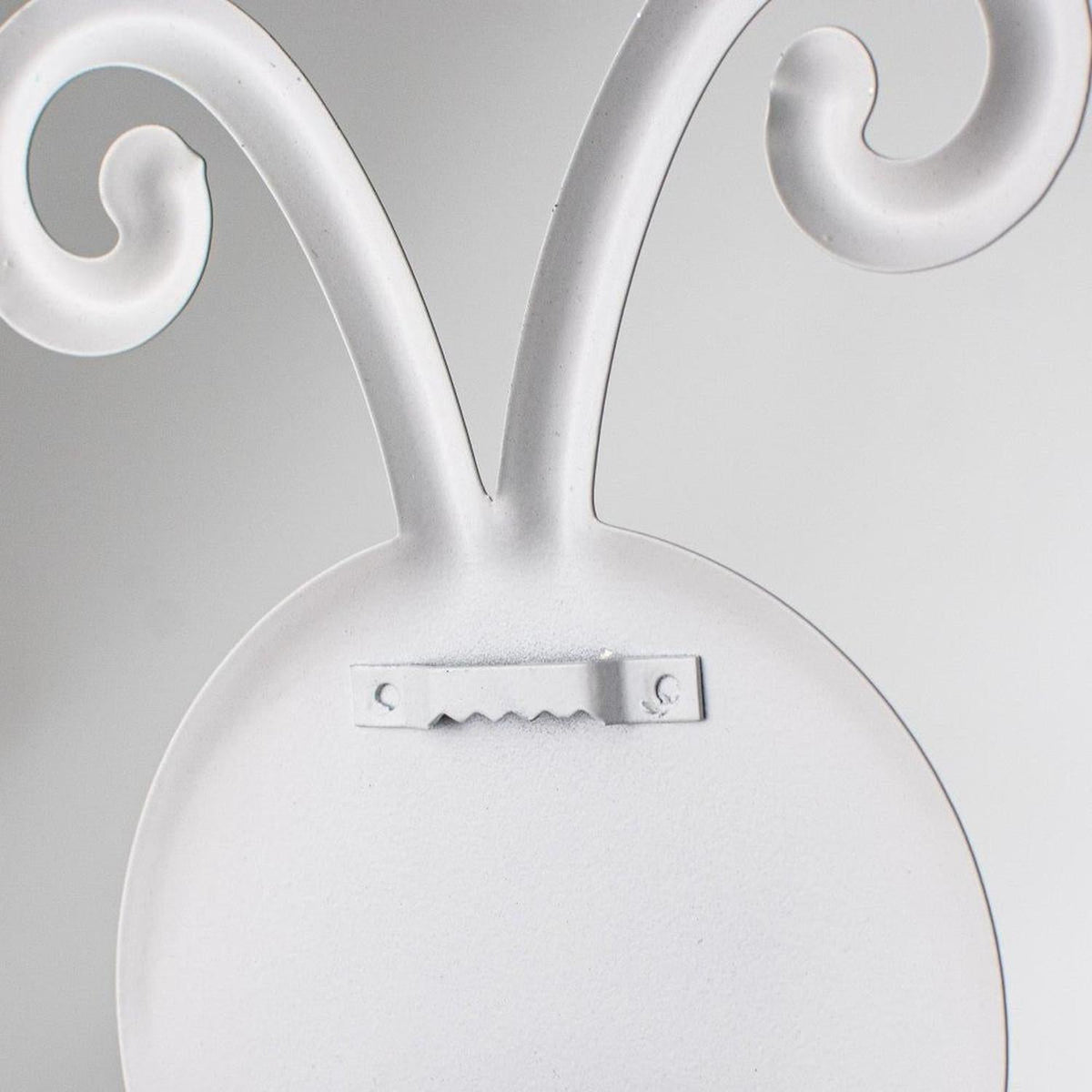 12" Metal Embossed Ladybug Hanger: Solid