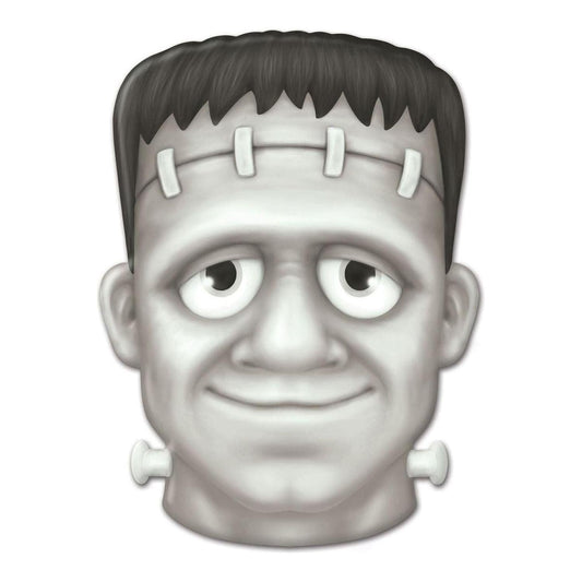 12" Metal Embossed Sign: Frankenstein (Black)