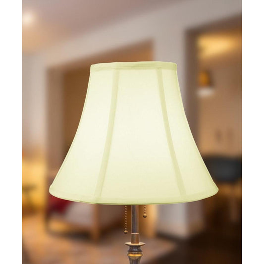 12"W x 10"H Egg Shell Shantung Bell Lampshade