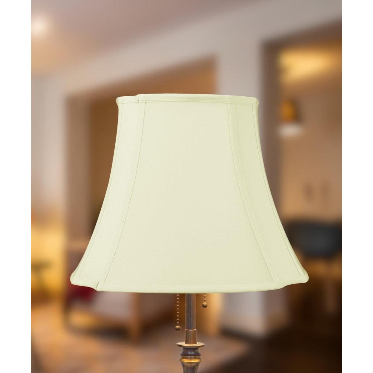 12"W x 12"H French Oval Piped Egg Shell Lamp