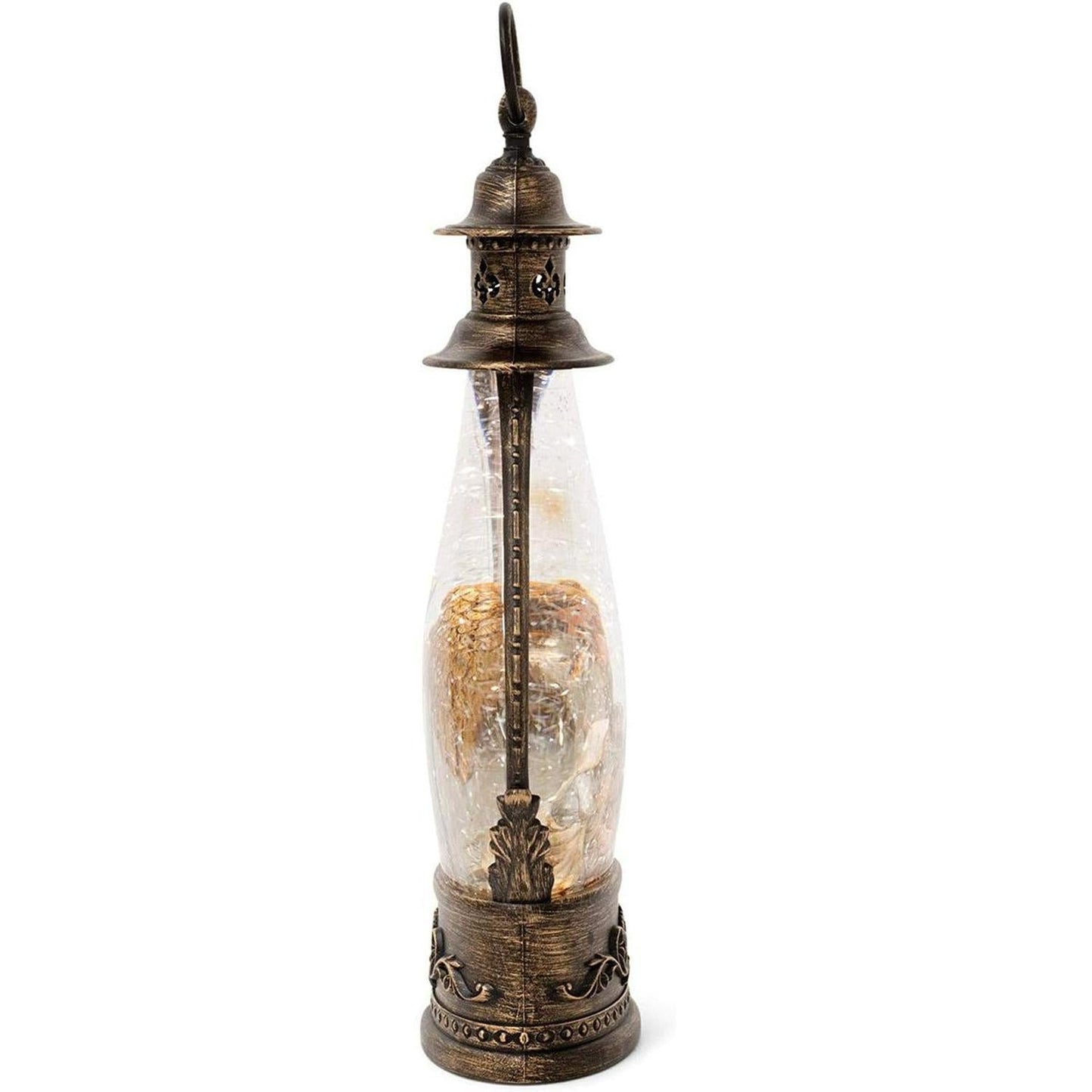 13" LED Nativity Lantern Water Globe