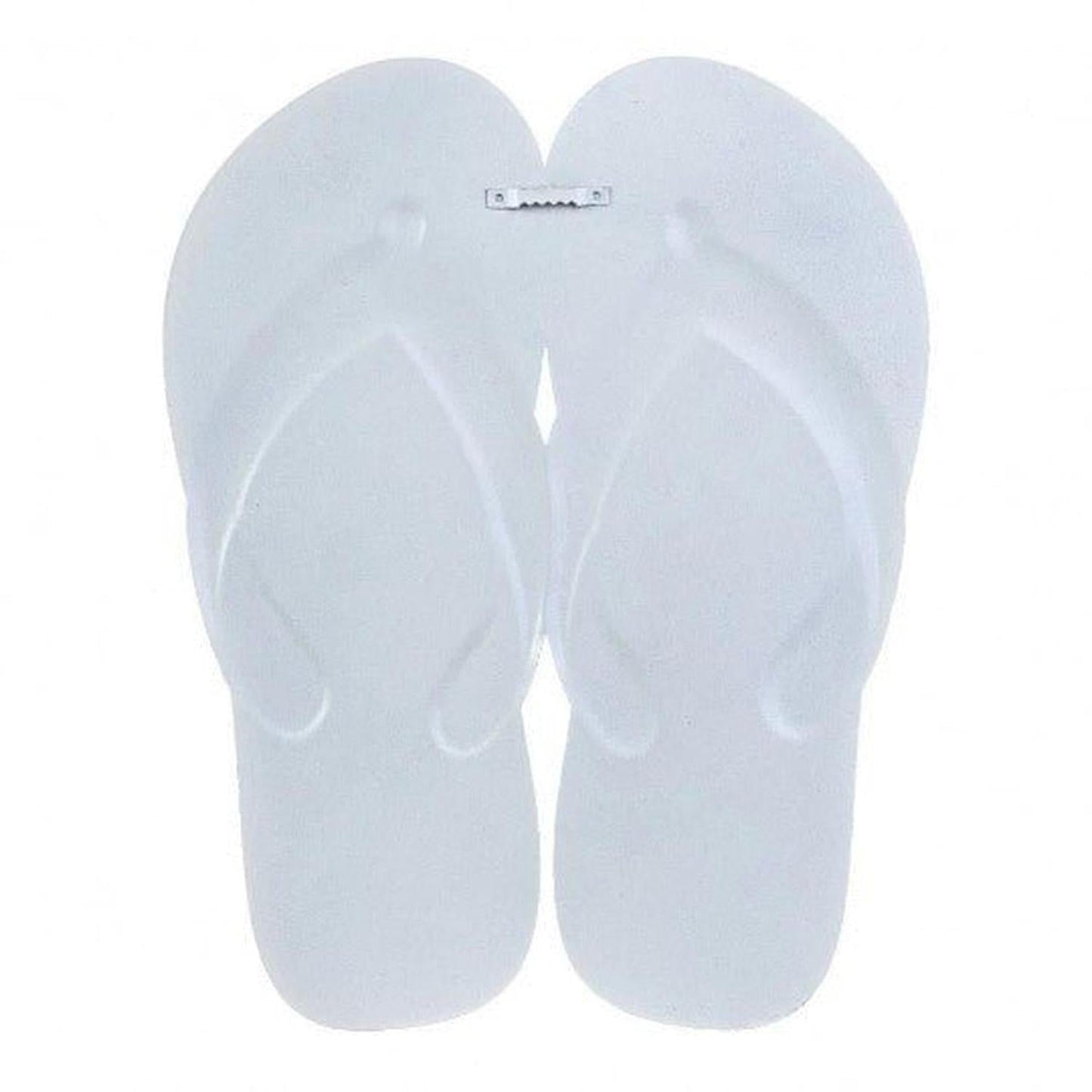 13" Metal Embossed Flip Flops: Watermelon Red
