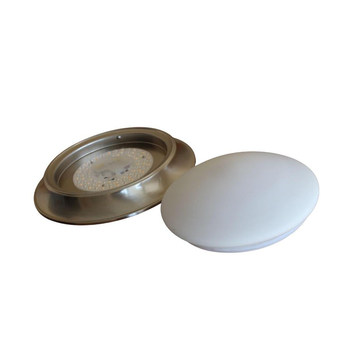 13"w 1-Light LED Flush Mount [6 PACK] Ceiling Lights Brushed Nickel Finish by RP Lighting