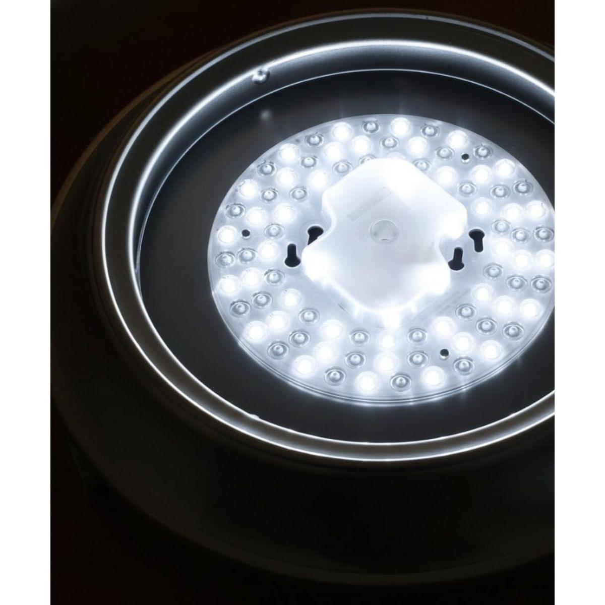13"w 1-Light LED Flush Mount Ceiling Light Fixture Brushed Nickel Finish by RP Lighting