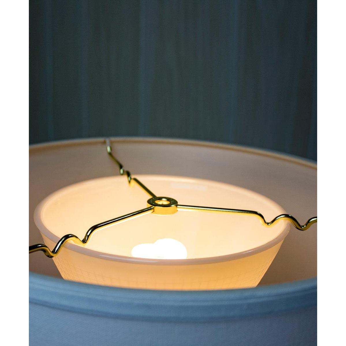 14"W x 10"H Drum Lamp Shade Premium White Linen