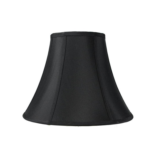 14"W x 11"H Black with Gold Lining Bell Lampshade