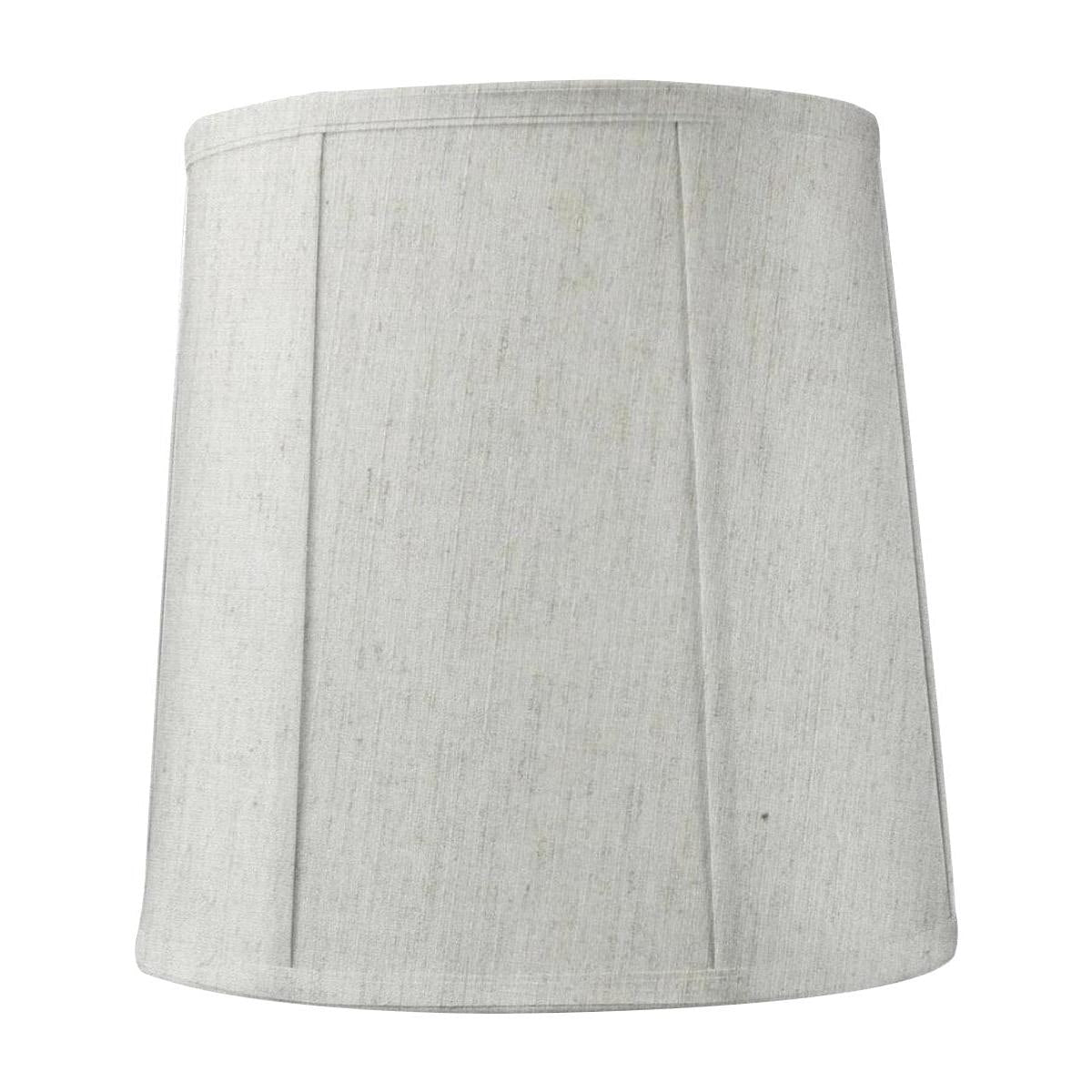14"W x 15"H Softback Drum Shade Textured Oatmeal Fabric