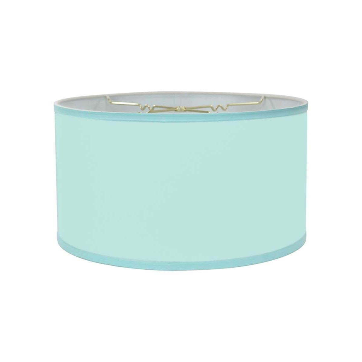 14x14x7 Drum Lamp Shade - Island Paradise Blue