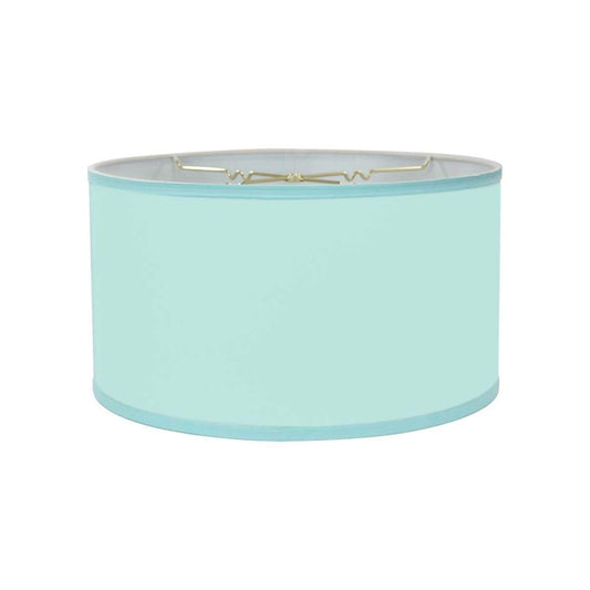 14x14x7 Drum Lamp Shade - Island Paradise Blue