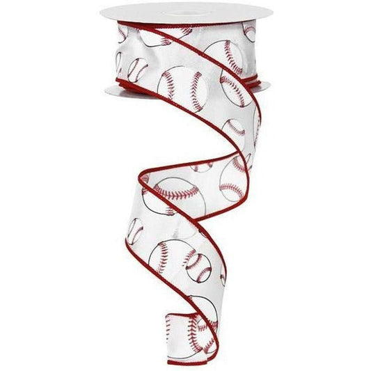 1.5" Baseball Ribbon (10 Yards)