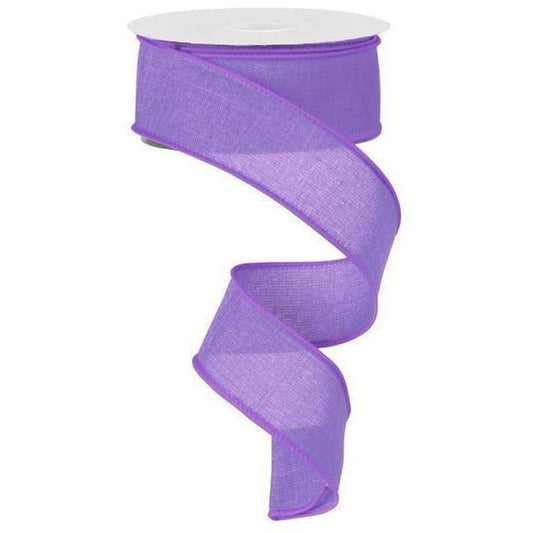 1.5" Royal Canvas Ribbon: Lavender (10 Yards)