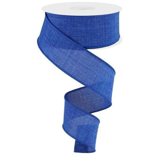 1.5" Royal Canvas Ribbon: Royal Blue (10 Yards)