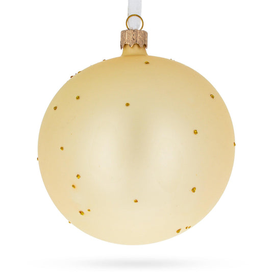 1500 'Salvator Mundi' Masterpiece by Leonardo da Vinci Glass Ball Christmas Ornament 4 Inches