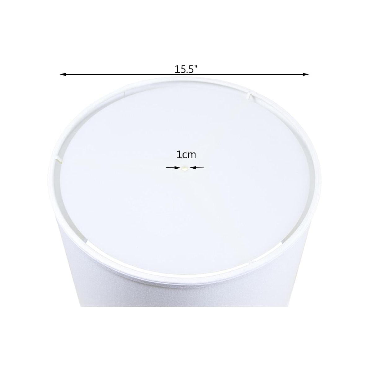 15.5" Round Diffuser Translucent Frosted White