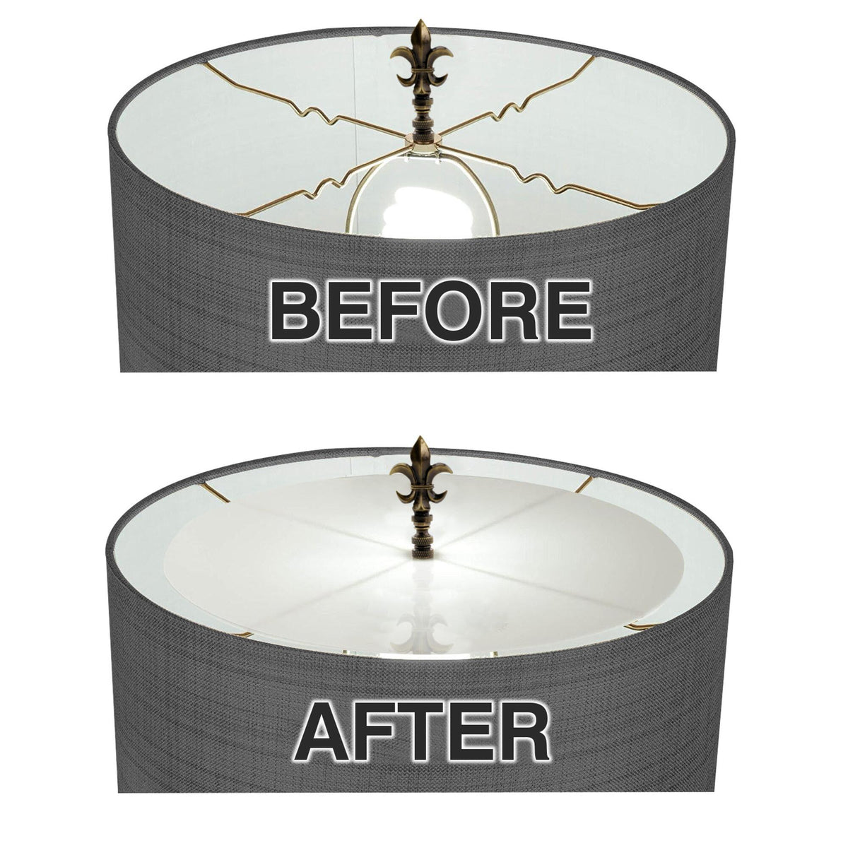 15.5" Round Diffuser Translucent Frosted White