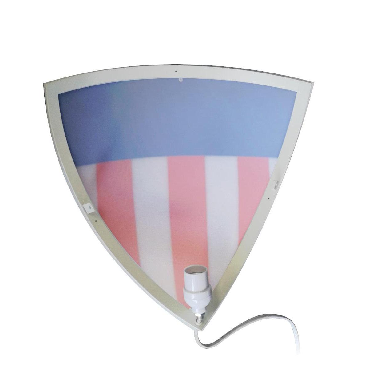 16"W Beacon Triangle Corner Light Plug-In Cord USA Design by Home Concept
