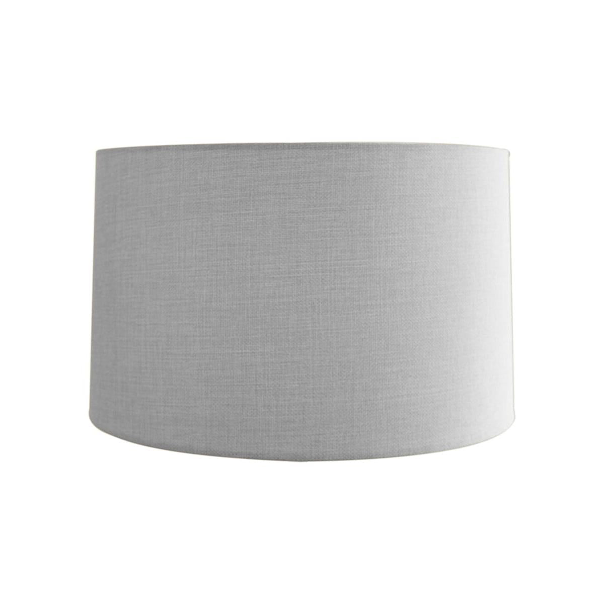 16"W x 10"H Khaki Burlap Drum Shade