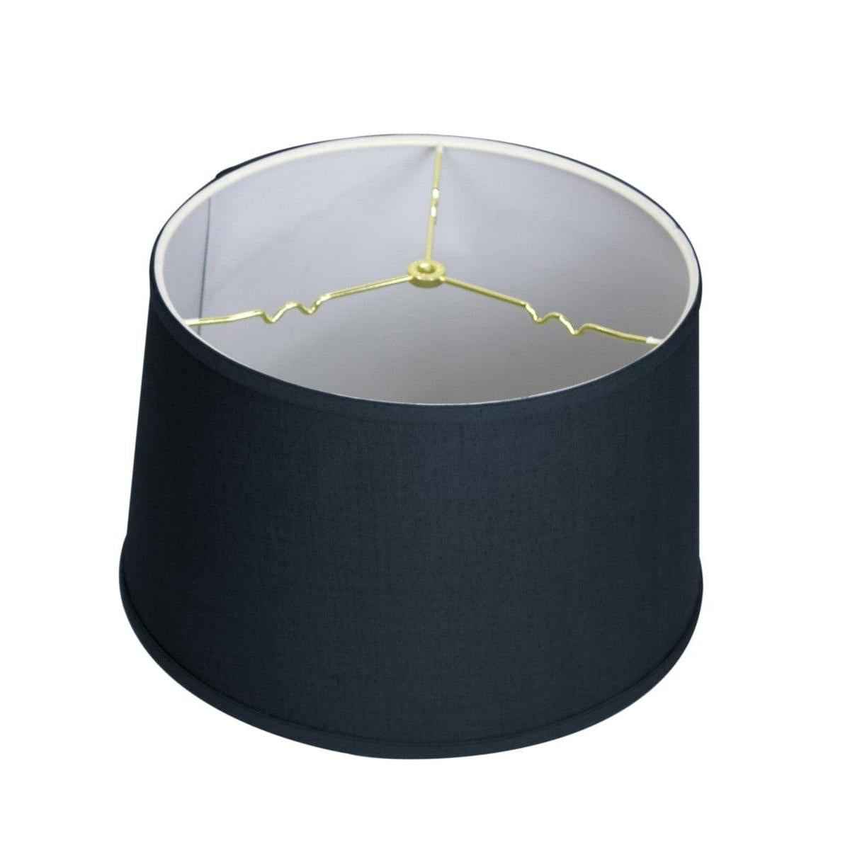 16"W x 10"H Shallow Drum Hard Back Textured Slate Blue