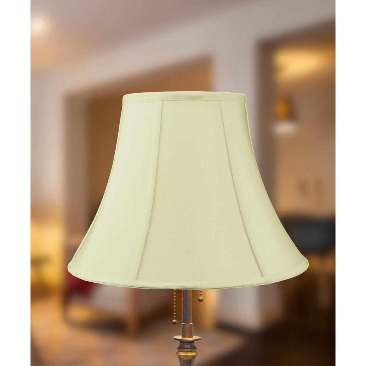 16"W x 12"H Egg Shell Shantung Bell Lampshade