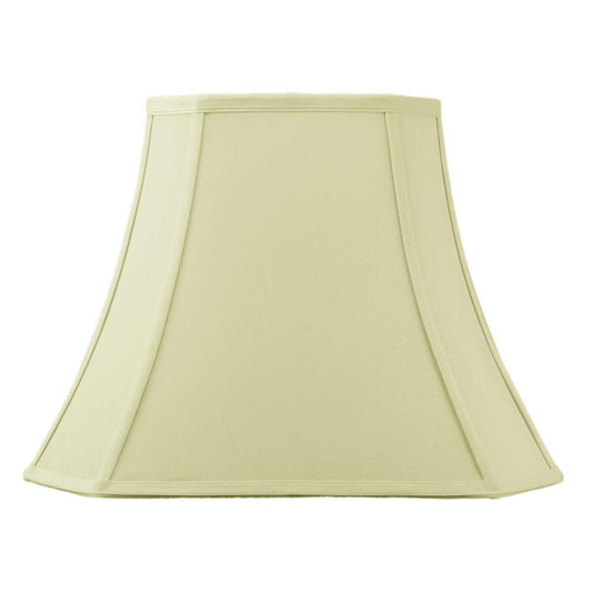 16"W x 12"H Square Cut Corner Lamp Shade Eggshell