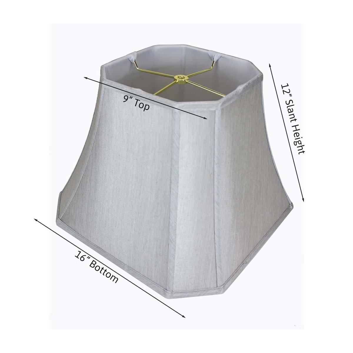 16"W x 12"H Square Cut Corner Shade Gray