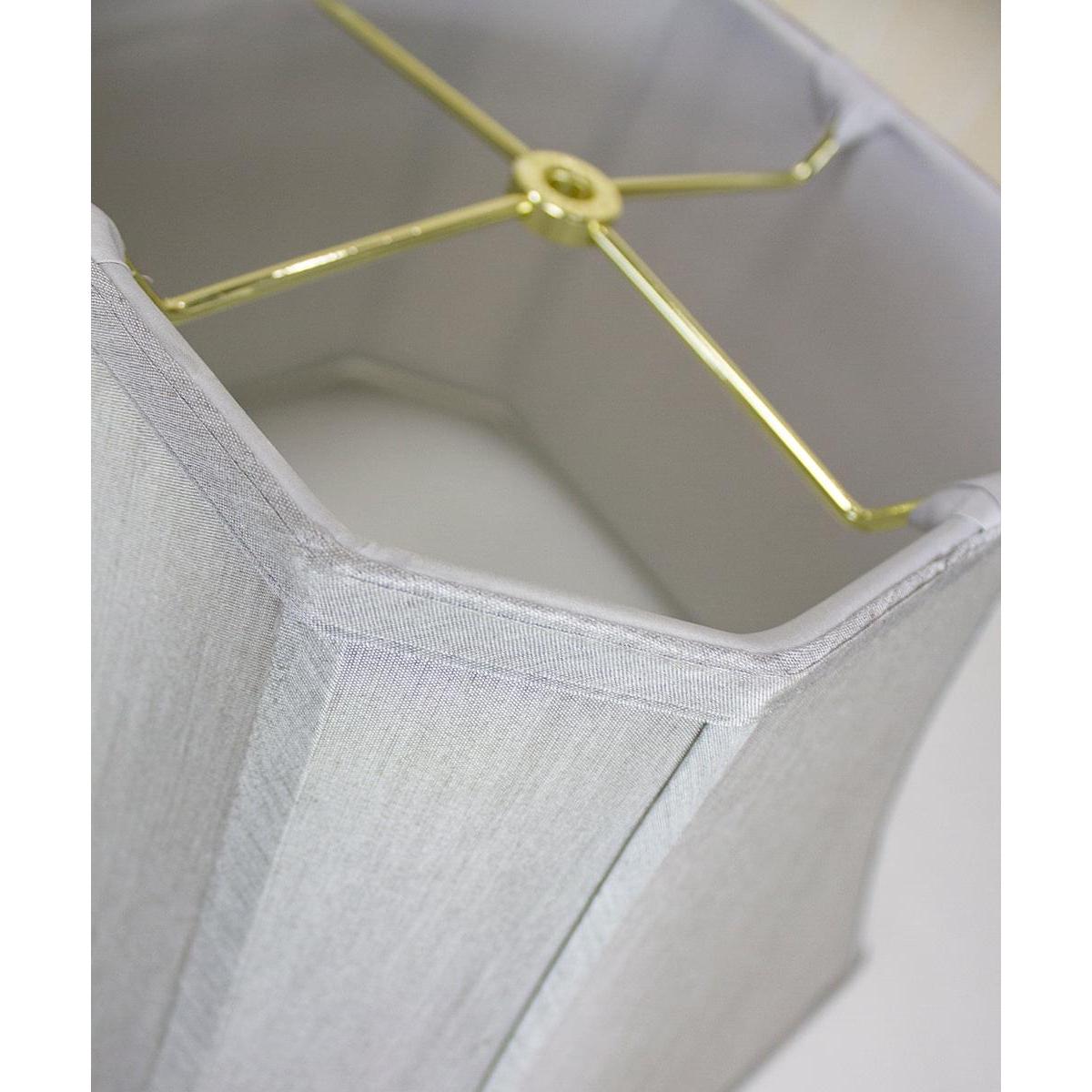 16"W x 12"H Square Cut Corner Shade Gray