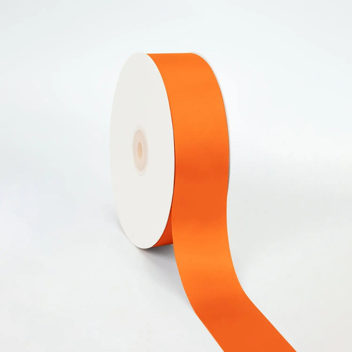 1 1/2" Double Face Satin Ribbon | Torrid Orange (750) | 50 Yard Roll