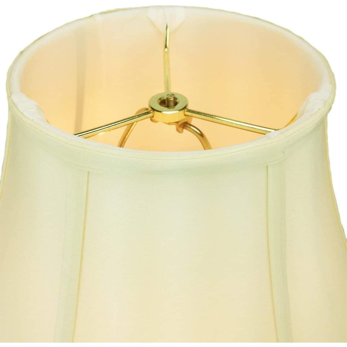 17"W x 12"H Egg Shell Shantung Bell Lamp Shade