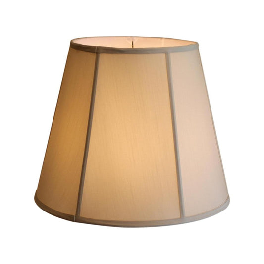 17"W x 14"H Eggshell Empire Shantung Shade