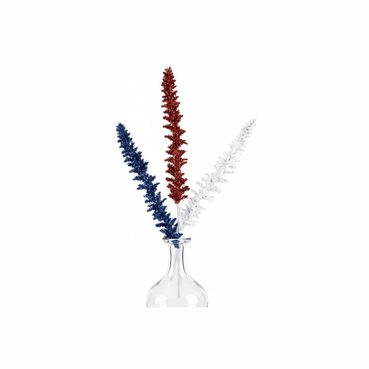18" Patriotic V Cut Foil Glitter Spike Spray
