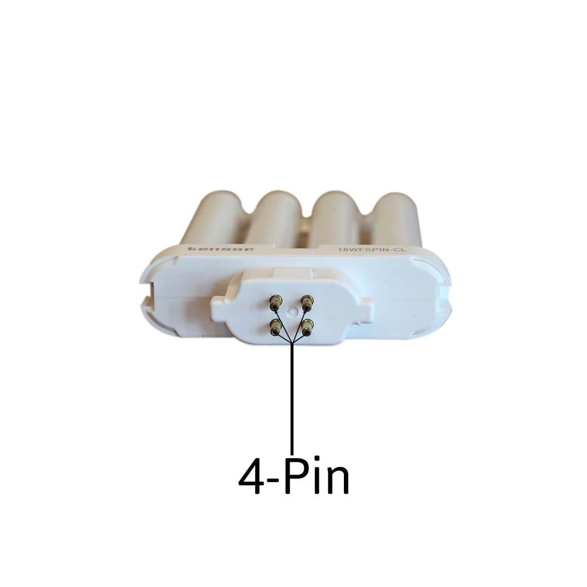 18 Watt Full Spectrum CFL Replacement Bulb (4 pin, G24Q base) by VisionMax