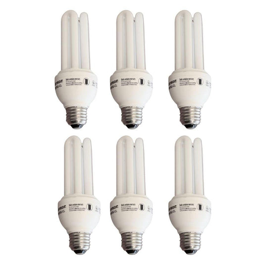18 Watt Full Spectrum CFL Replacement Bulb (SET OF 6) Standard base by VisionMax