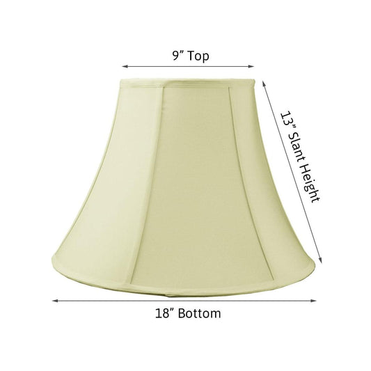 18"W x 14"H  Egg Shell Shantung Bell Lampshade