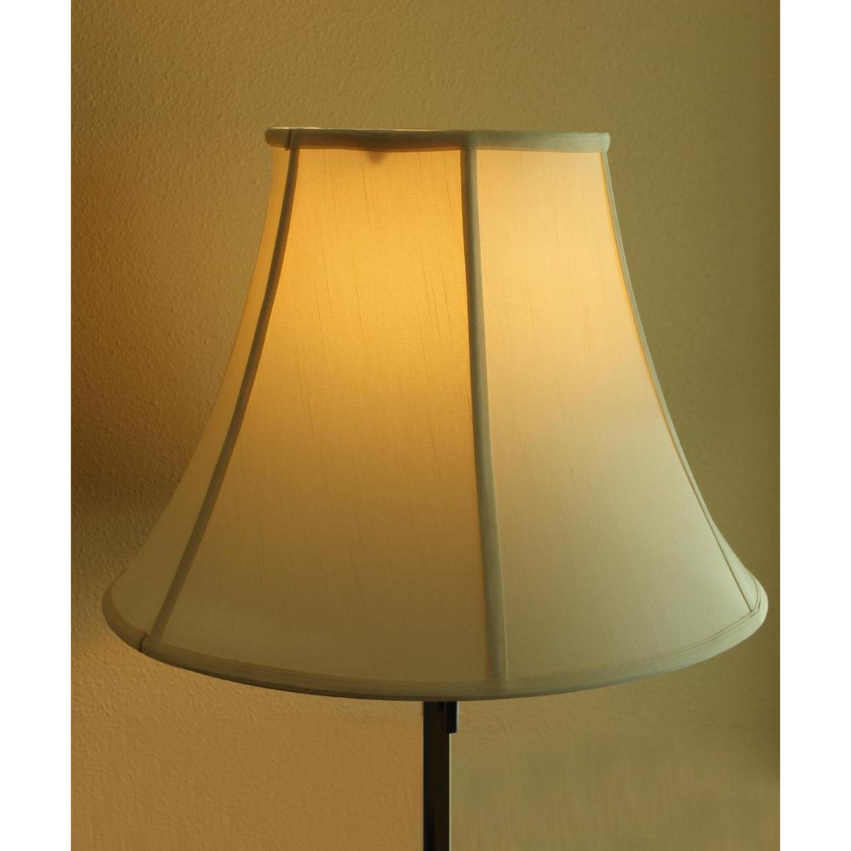 18"W x 14"H  Egg Shell Shantung Bell Lampshade