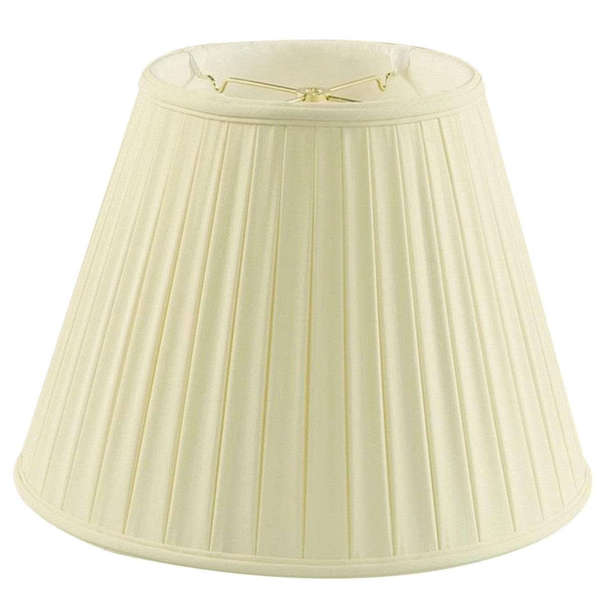 18"W x 14"H Empire BoxPleat Egg Shell Lamp Shade