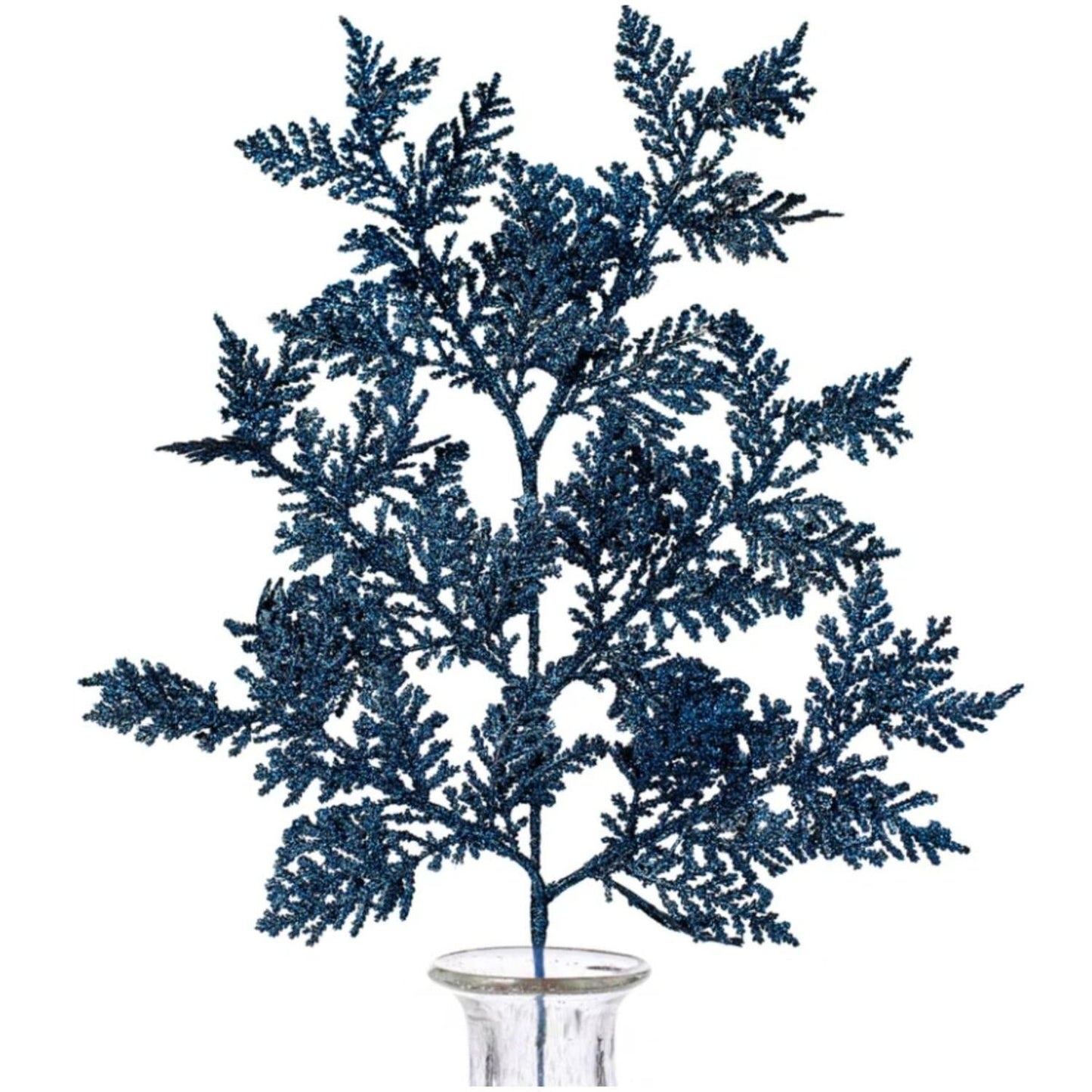 19" Incense Cedar Glitter Spray: Midnight Blue